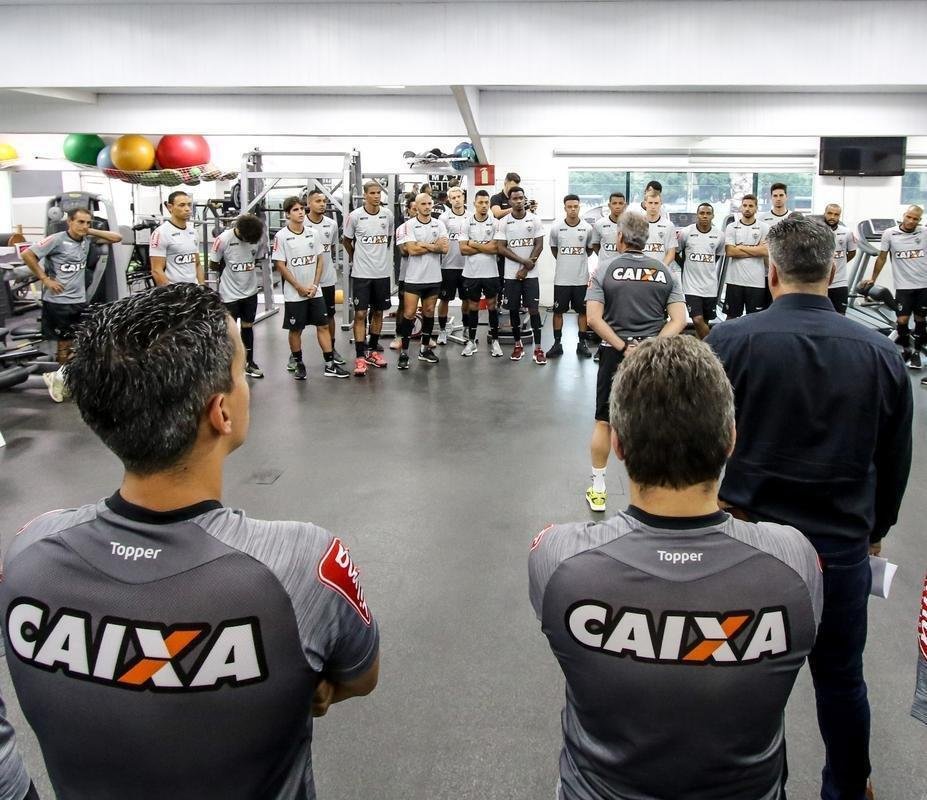 Veja fotos dos jogadores do Atltico no dia da reapresentao