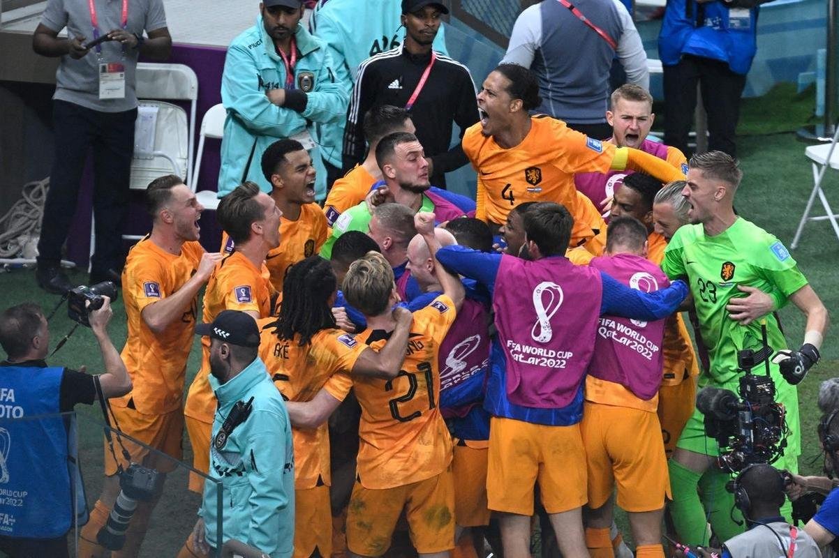 Fotos do jogo entre Holanda e Argentina, pelas quartas de final da Copa do Mundo do Catar