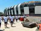 Jogadores, comisso tcnica e diretoria do Atltico visitam a Arena MRV