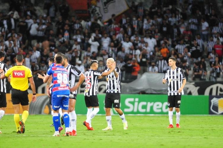 20/10/2021 - Atltico 4x0 Fortaleza - Copa do Brasil - jogo de ida da semifinal - pblico total: 18.642 - renda bruta: R$ 2.079.425,00