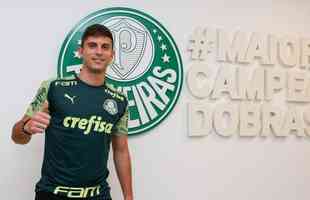 Benjamn Kuscevic - zagueiro chileno foi contratado pelo Palmeiras junto  Universidad Catlica, do Chile