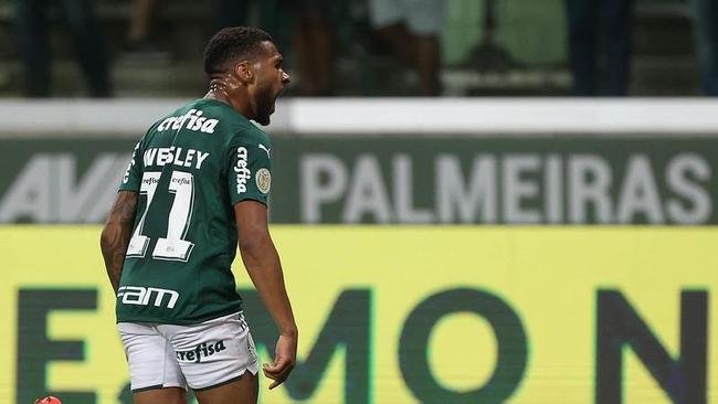 Wesley abriu o placar para o Palmeiras no Allianz Parque: 1 a 0