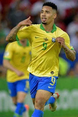 Gabriel Jesus recolocou o Brasil em vantagem na final da Copa América: 2 a 1