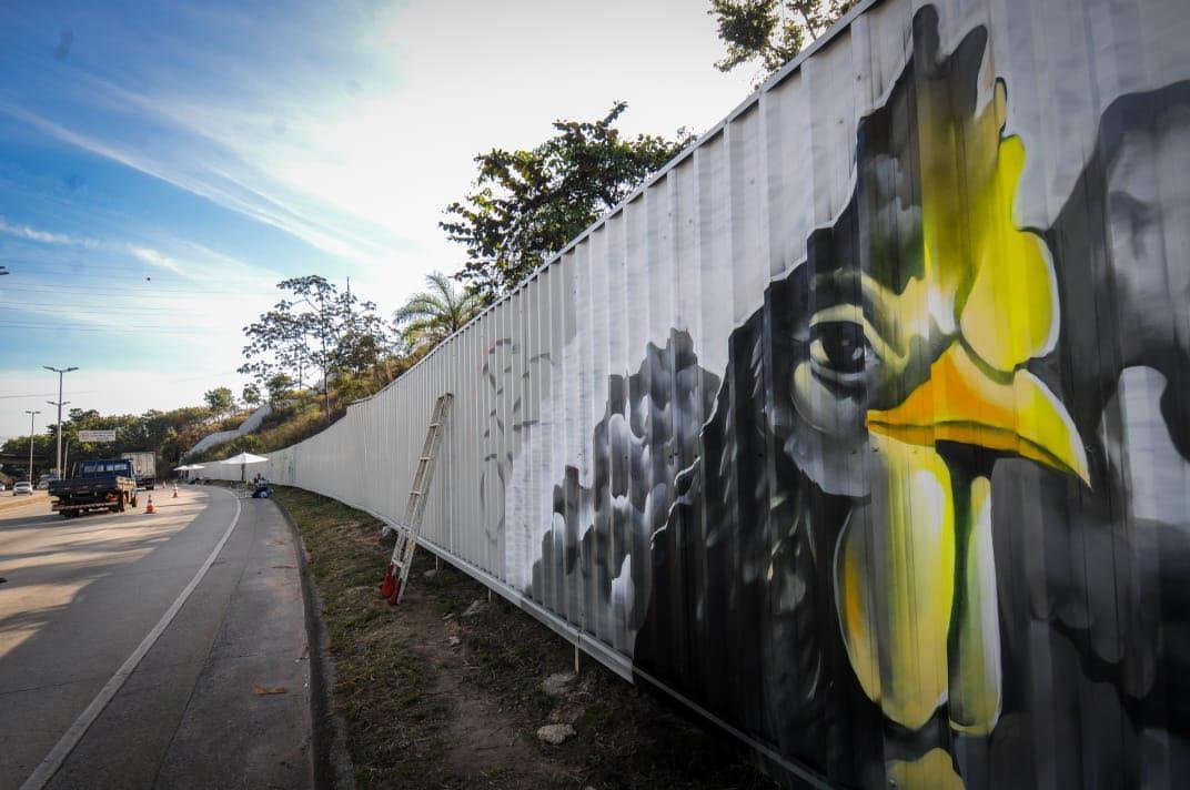 Grafite na Arena MRV