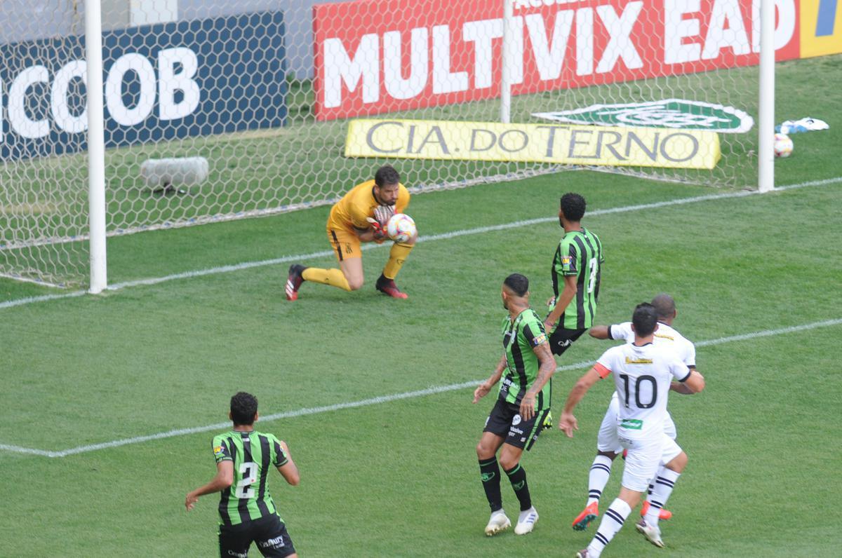 Fotos do jogo entre Amrica e Figueirense, pela Srie B