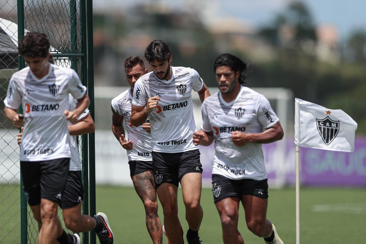 Treino do Atltico em 15/3/2021, na Cidade do Galo