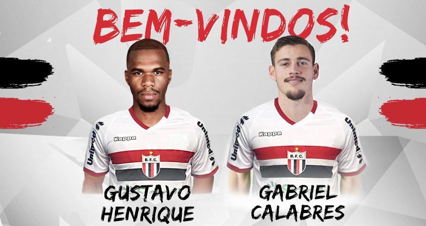 Botafogo-SP contratou Gustavo Henrique e Gabriel Calabres