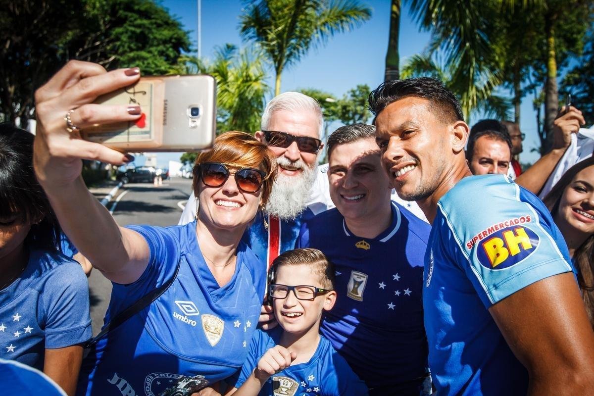 Fotos do ltimo treino do Cruzeiro antes de jogo contra Tupynambs