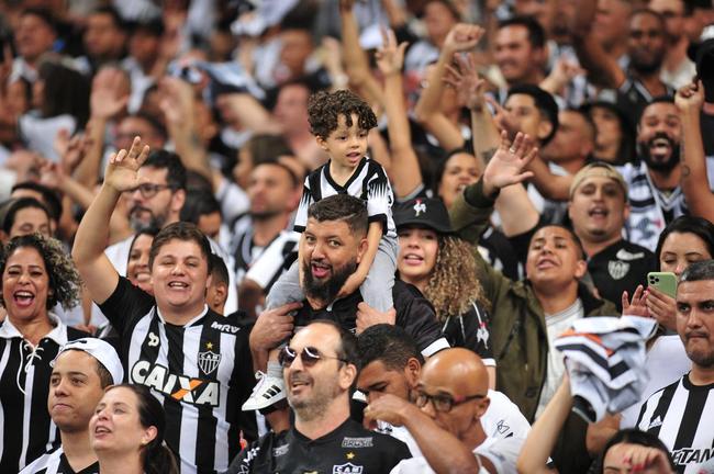 Fotos do jogo de ida das quartas de final da Copa Libertadores, entre Atltico e Palmeiras, no Mineiro
