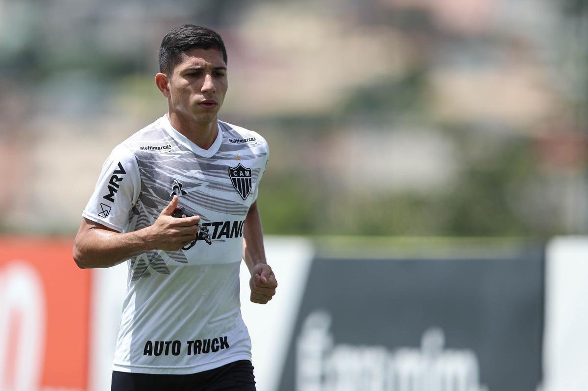 Treino do Atltico em 15/3/2021, na Cidade do Galo