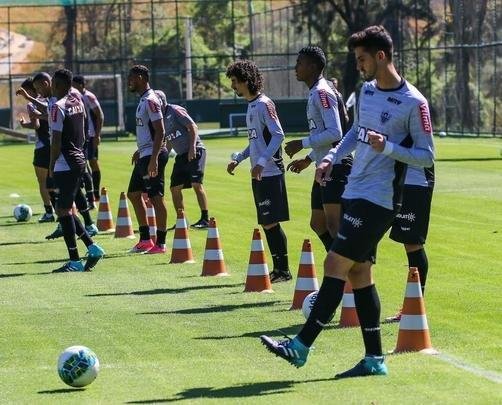 Fotos do treino do Galo antes de jogo pela Primeira Liga