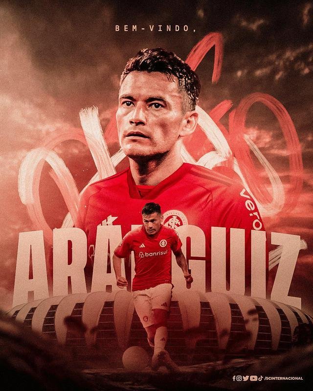 Internacional anunciou o meio-campista Arnguiz