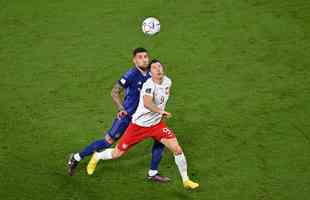 Fotos do jogo entre Polnia e Argentina no Estdio 974, em Doha, pela terceira rodada do Grupo C da Copa do Mundo, no Catar