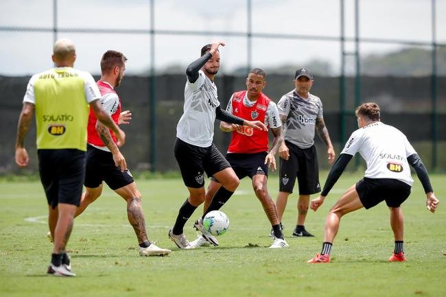 Veja fotos do treino do Atl�tico