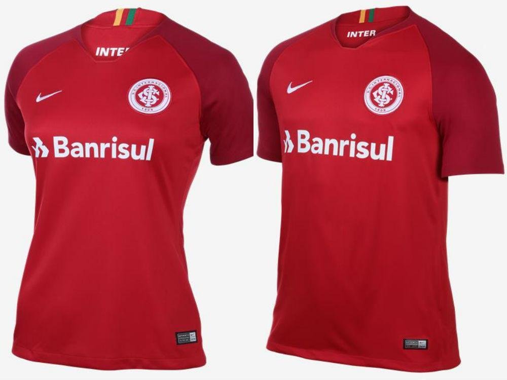 Internacional. Camisa Feminina: Produto temporariamente indisponvel / Camisa Masculina: R$199,90