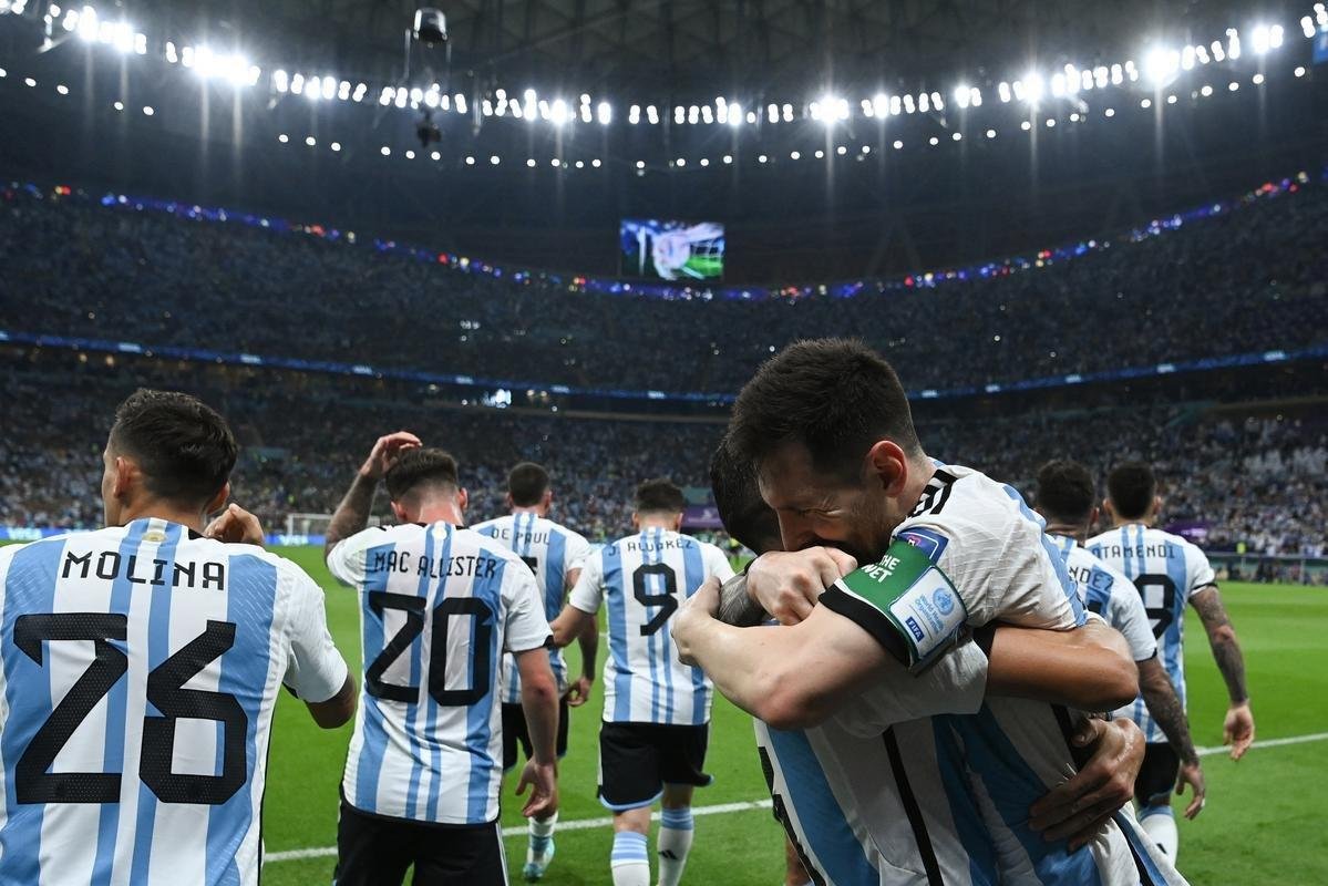 Fotos de Argentina x Mxico, neste sbado (26/11), no Estdio Lusail, em jogo vlido pelo Grupo C da Copa do Mundo no Catar