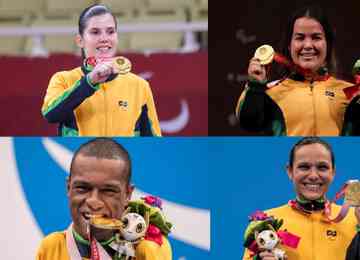 Dos quatro ouros conquistados pelo Brasil no domingo nos Jogos Paralímpicos de Tóquio, três deles vieram de performances das mulheres