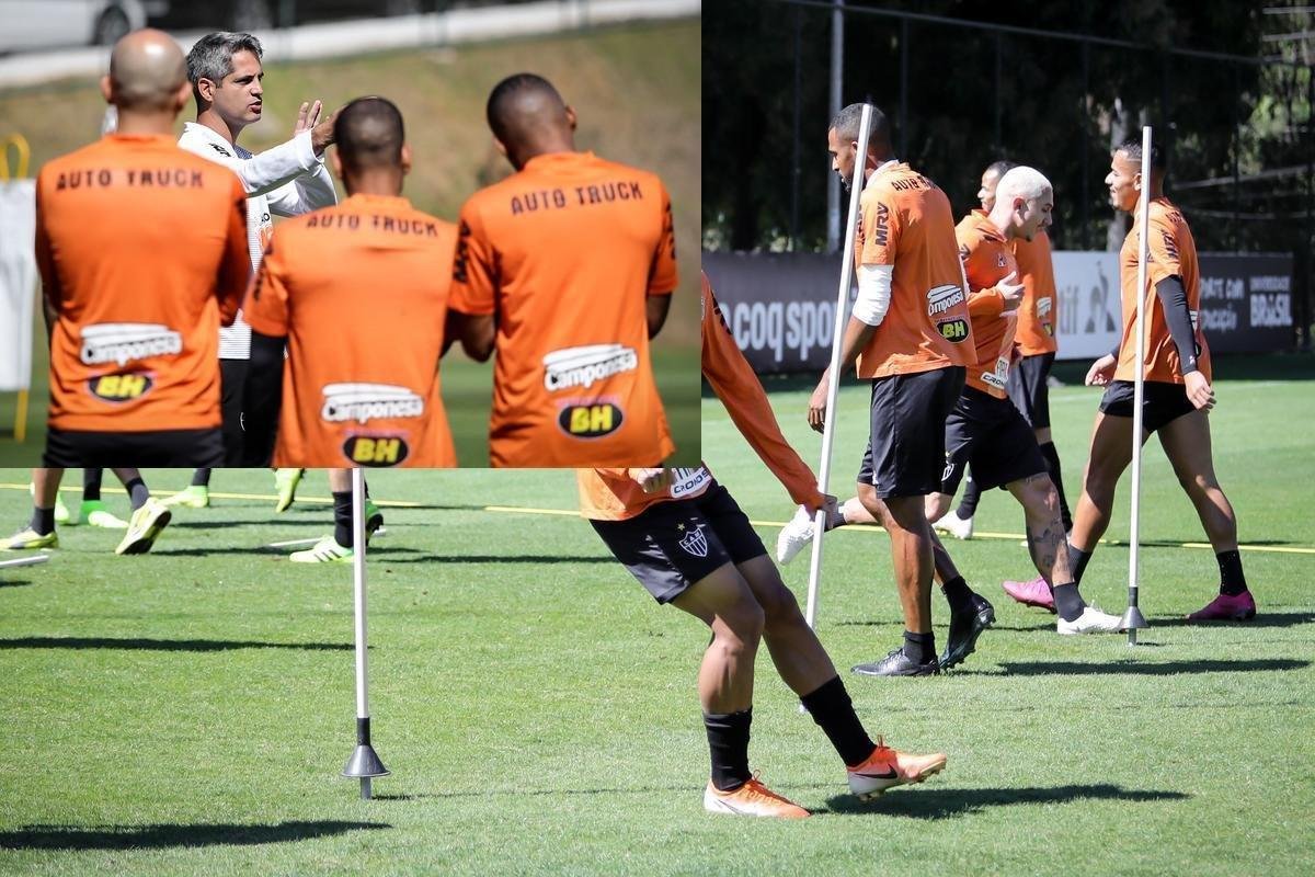 Atltico fez, nesta sexta, ltimo treino antes do duelo na Arena da Baixada