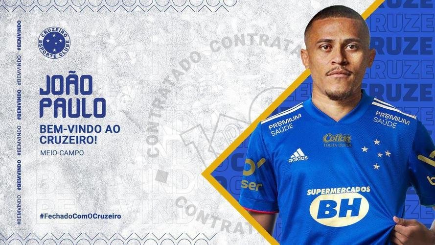 O Cruzeiro acertou a contratao do meia Joo Paulo, de 31 anos. O jogador, que disputou a Srie A deste ano pelo Atltico-GO, foi anunciado pela Raposa na manh do dia 10 de dezembro.