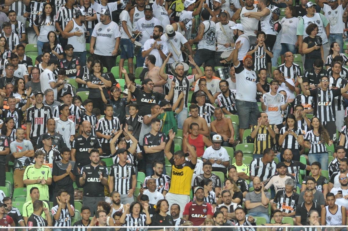 Torcedores do Atltico lotaram Independncia em partida contra o Defensor, pela Copa Libertadores