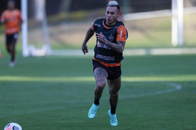 Fotos do treino do Atlético antes da viagem para a Argentina