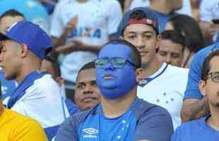 Imagens das torcidas de Cruzeiro e So Paulo no Mineiro