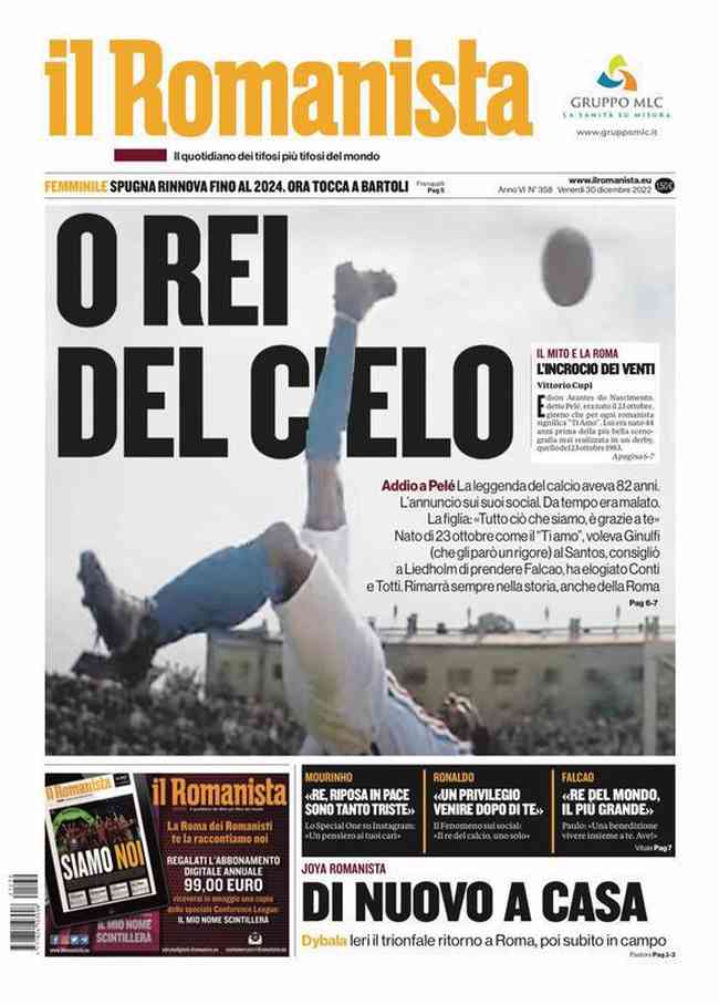 Newspaper Il Romanista, from IT