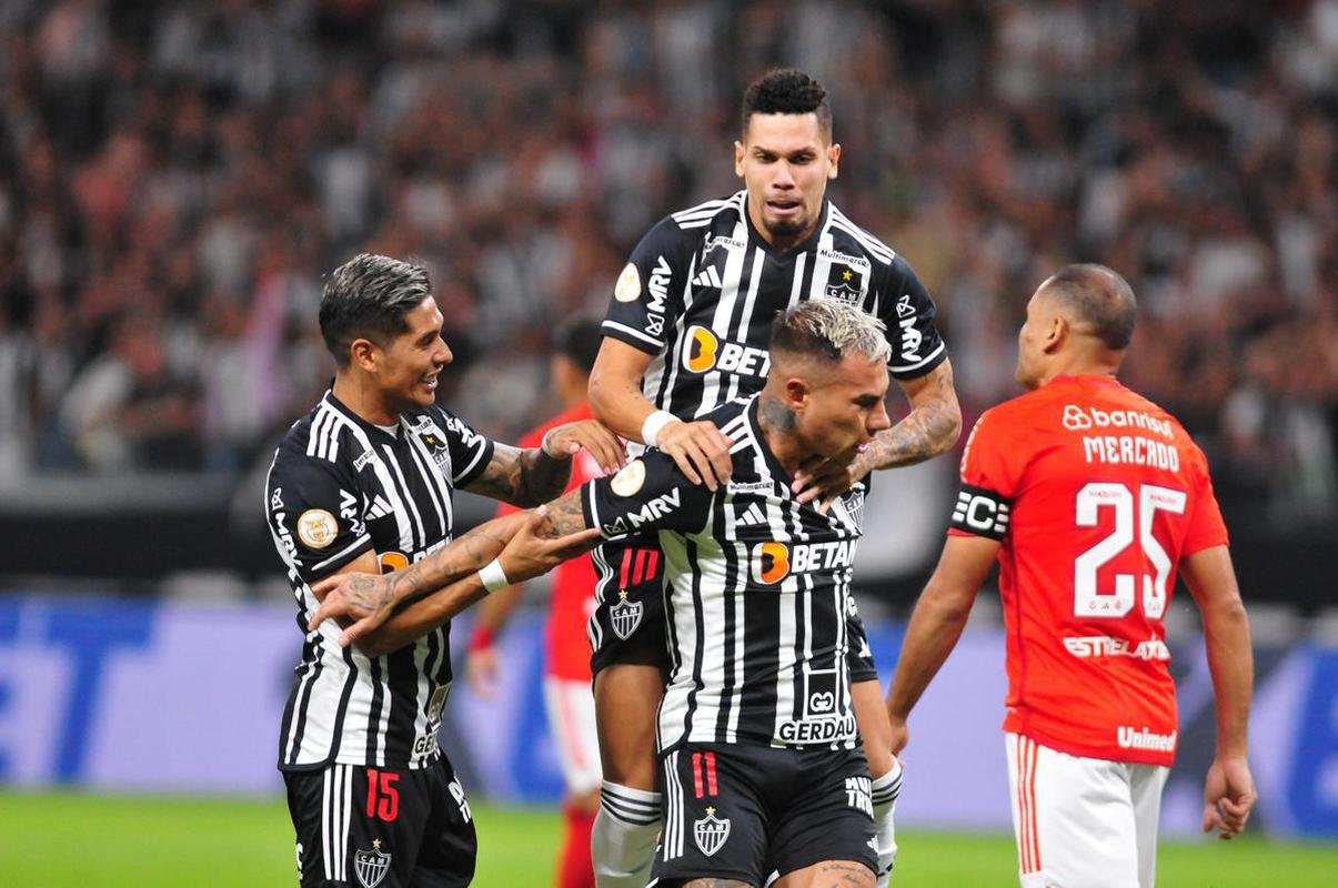 Fotos do jogo entre Atltico-MG e Internacional