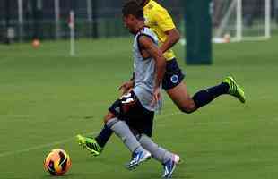 Imagens do jogo-treino entre Cruzeiro e Fluminense