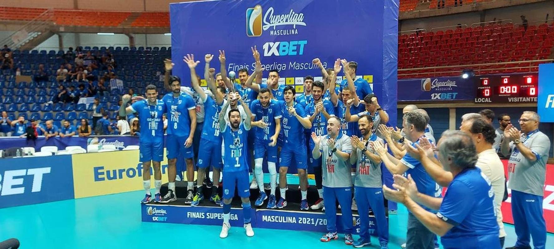 Com derrota para o Cruzeiro por 3 sets a 0, o Minas ficou com o vice-campeonato da Superliga
