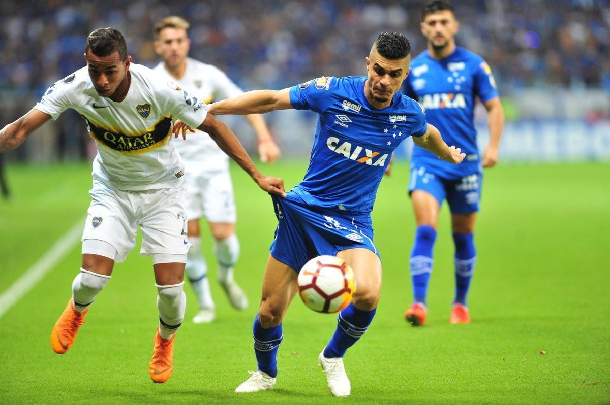 As melhores fotos do primeiro tempo de Cruzeiro x Boca Juniors, no Mineiro, pela Libertadores
