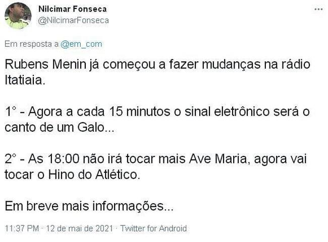 Atleticanos 'aprovaram' a compra da Itatiaia por Rubens Menin