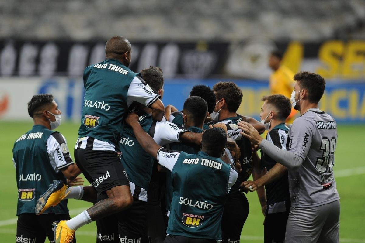 Imagens do jogo entre Atltico e Flamengo, no Mineiro, pelo Brasileiro