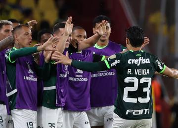 Time do técnico Abel Ferreira segurou o Barcelona de Guayaquil nos primeiros minutos e ganhou por 2 a 0 pela terceira rodada do grupo