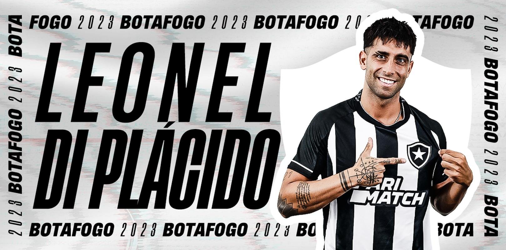 Botafogo anunciou o lateral Leonel Di Plcido