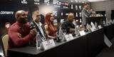 Imagens da coletiva do UFC 198, no Rio de Janeiro - Estrelas do evento encaram a imprensa