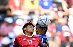 Japo e Costa Rica se enfrentaram no Ahmad Bin Ali Stadium, em Al-Rayyan