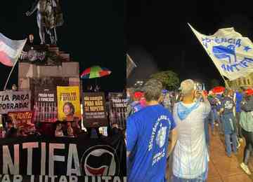 Após atos antidemocráticos em Brasilia, torcidas organizadas integraram manifestações contra o fascismo pelo Brasil, na noite dessa segunda-feira