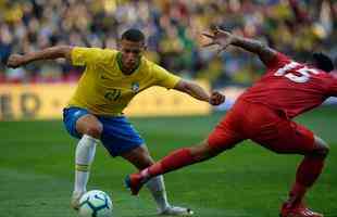 Brasil e Panam se enfrentaram no Estdio do Drago, em Porto, Portugal
