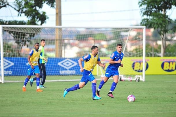 Cruzeiro encerrou nesta tera-feira (16/1) sua preparao para o jogo contra o Tupi