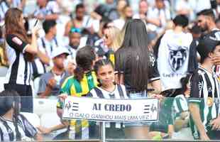 Torcida do Atltico no jogo de ida da final da Copa do Brasil de 2021, contra o Athletico-PR, no Mineiro, em BH