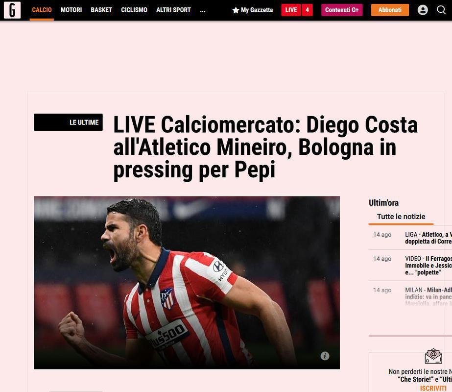 Gazeta Dello Sport, da Itlia