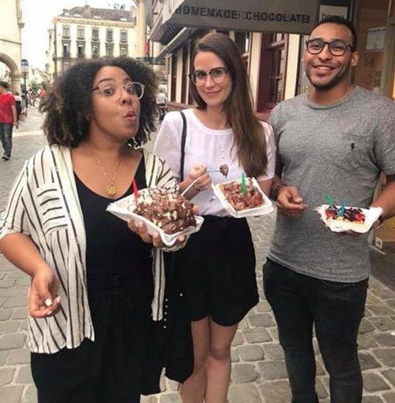 Celeste, Gemima McMahom e Joshua so filhos do segundo casamento de Pel, com Assria Lemos Seixas