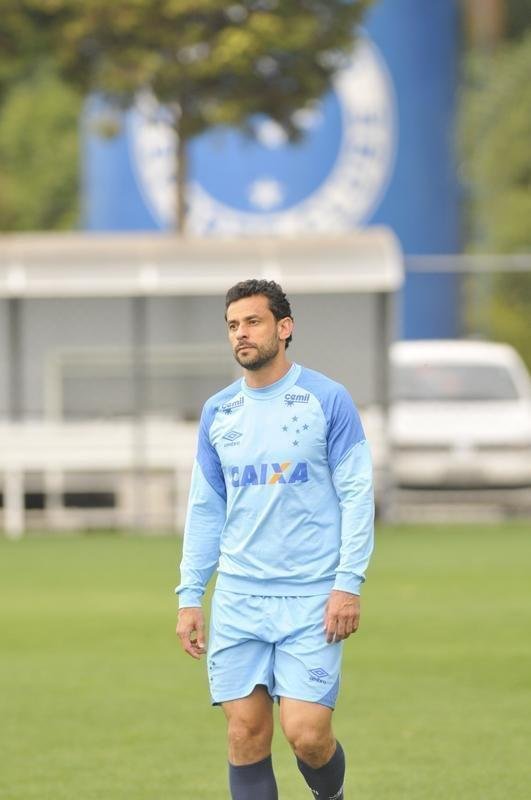 Imagens do treino do Cruzeiro antes do segundo duelo da final da Copa do Brasil, contra o Corinthians, em So Paulo
