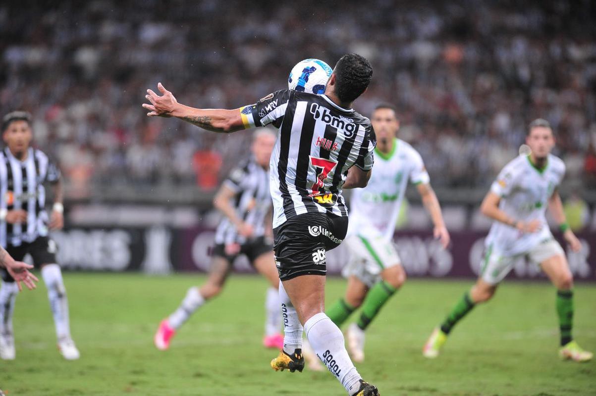 Fotos do clssico entre Atltico e Amrica, no Mineiro, pelo Grupo D da Copa Libertadores 2022
