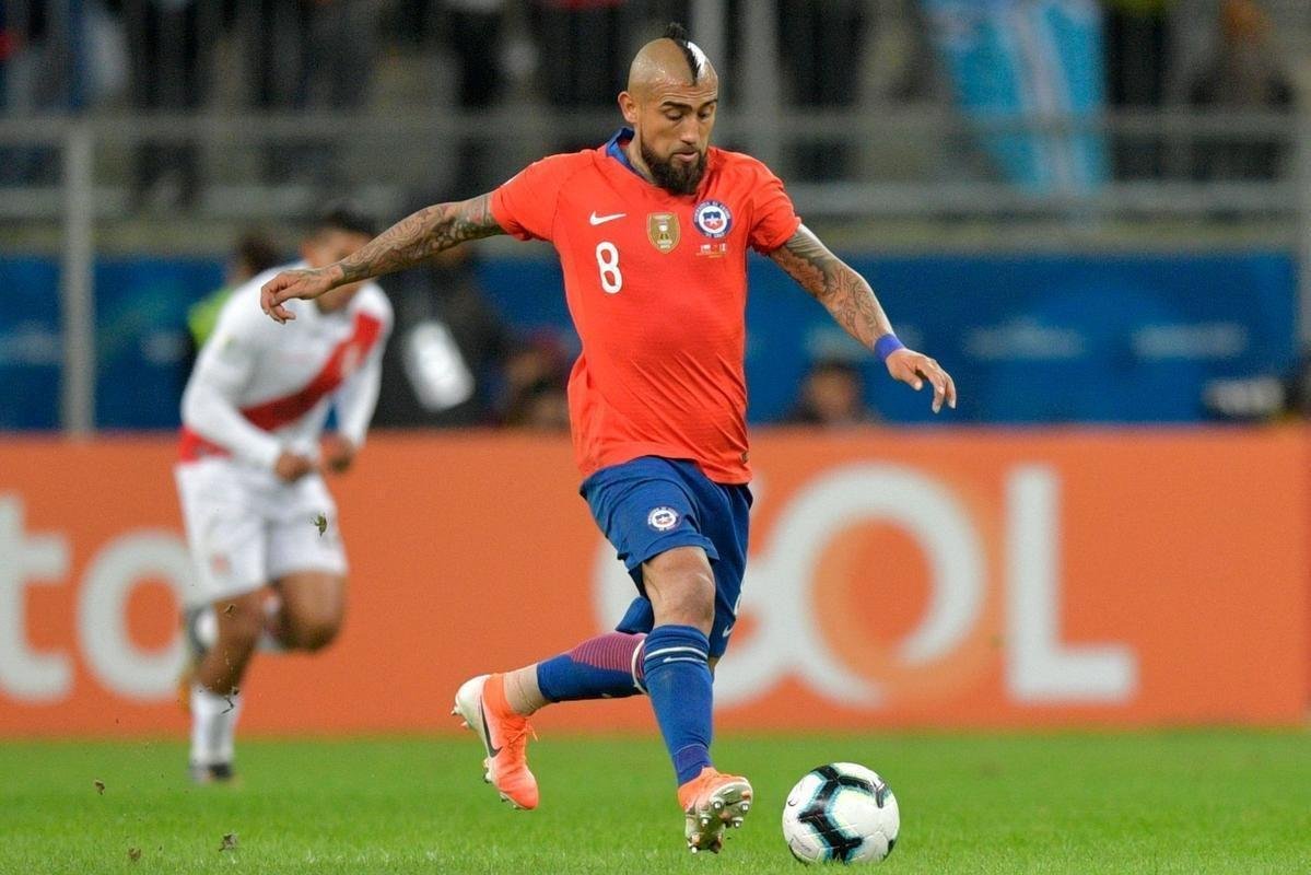 Chile e Peru se enfrentaram na Arena Grmio, pela semifinal da Copa Amrica
