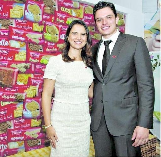 Patrícia Costa e Thiago Costa, da Vilma Alimentos