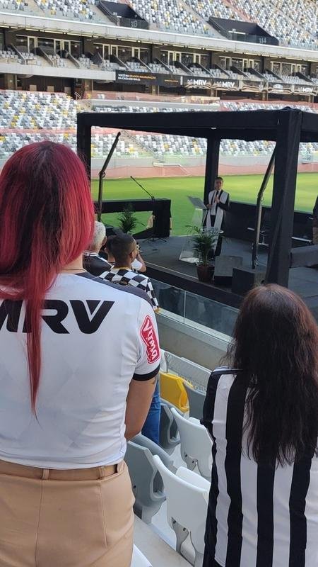 Veja as fotos do culto de 115 anos do Atltico, na Arena MRV