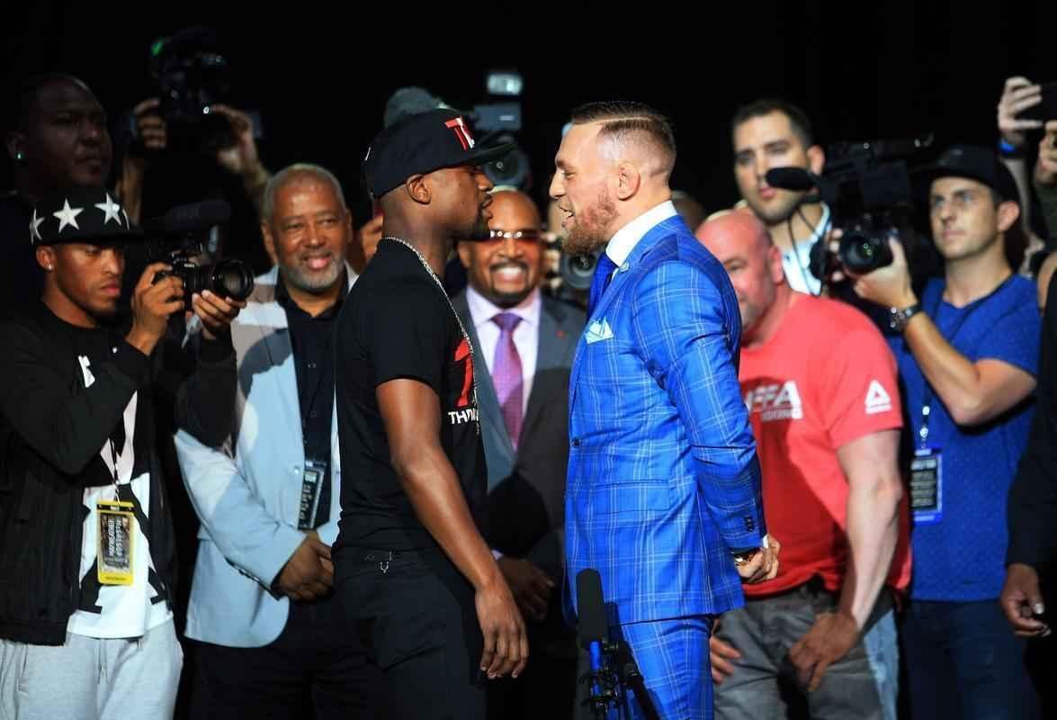 Floyd Mayweather e Conor McGregor tm segundo encontro, em Toronto, com muito falatrio