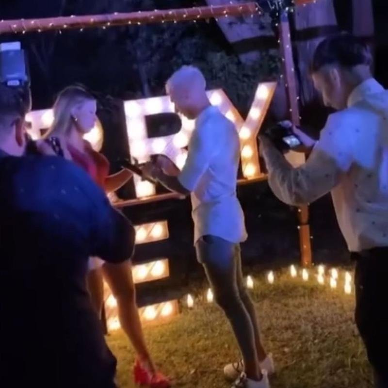 Meia Zaracho ficou noivo durante as frias